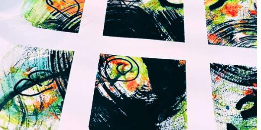 thumbnails Easy Abstract Art. A Workshop with Rebecca Loan a BA Member