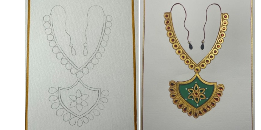 thumbnails Painting Class - Create a painting of traditional Indian Jewellery